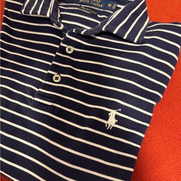 Polo by Ralph Lauren Navy and White Striped Slim fit Shirt - Picture 1 of 6